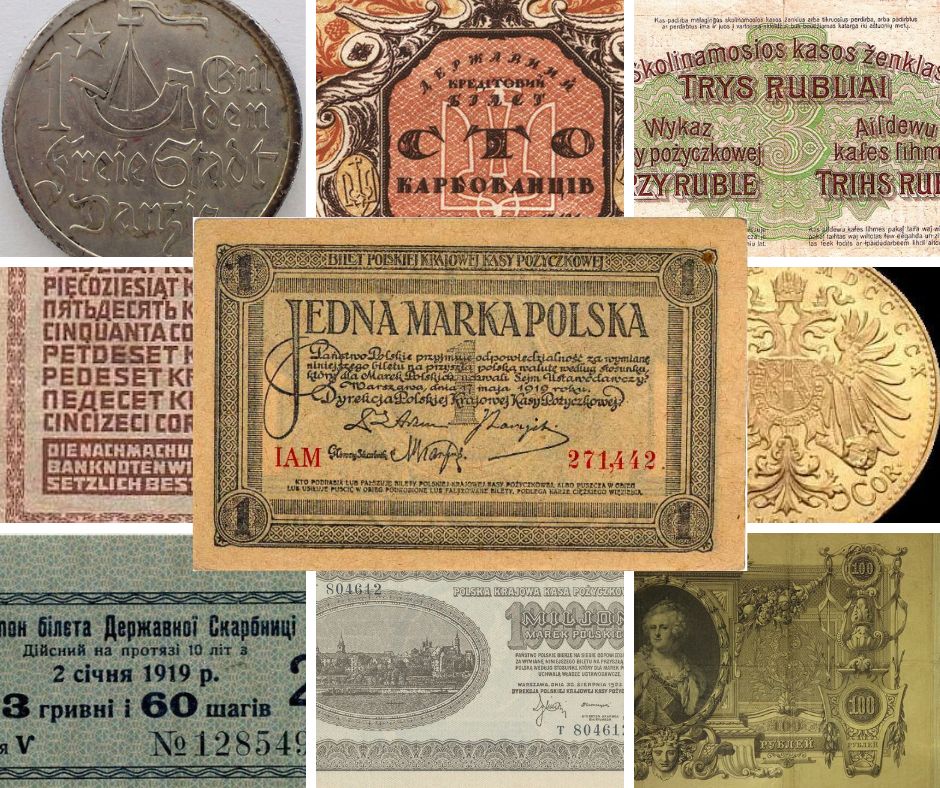 105 lat temu w Polsce było… osiem walut!